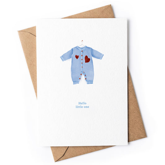 Hello little one - blauw