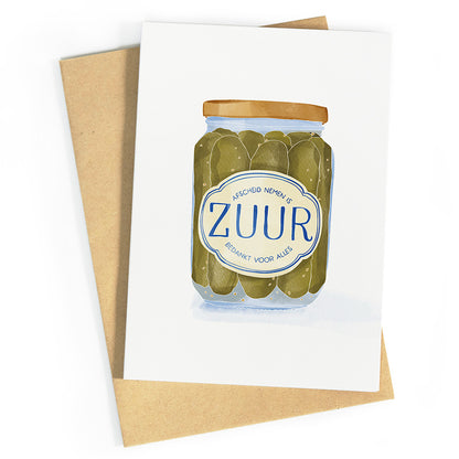 Afscheid nemen is zuur