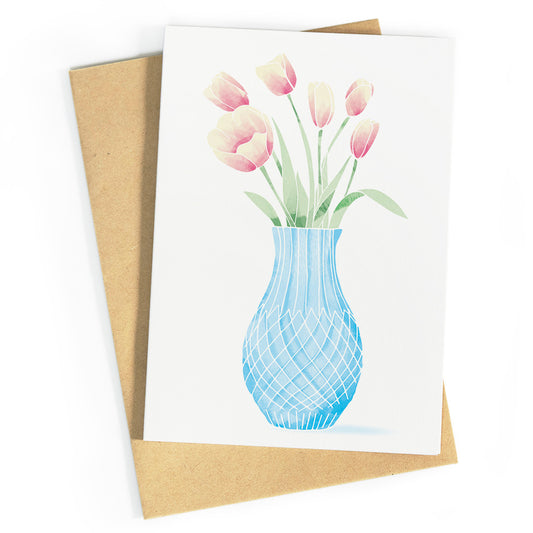 Vaas tulpen