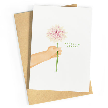 E blomme voe e blomme