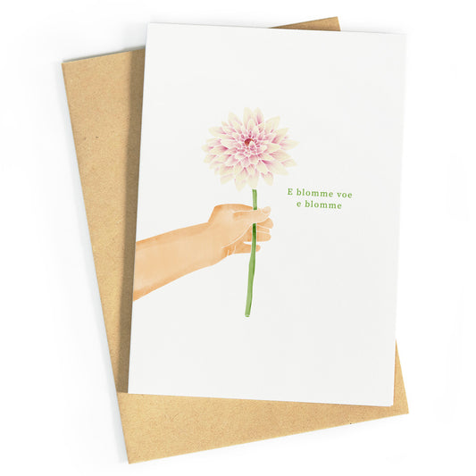 E blomme voe e blomme